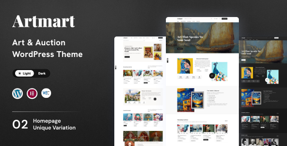 Artmart - Art Gallery & Auctions WordPress Theme Logo